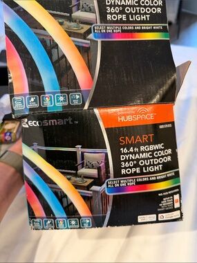 Smart 16.4 ft RGBWIC Dynamic Color Outdoor Rope Light - Multi-Color